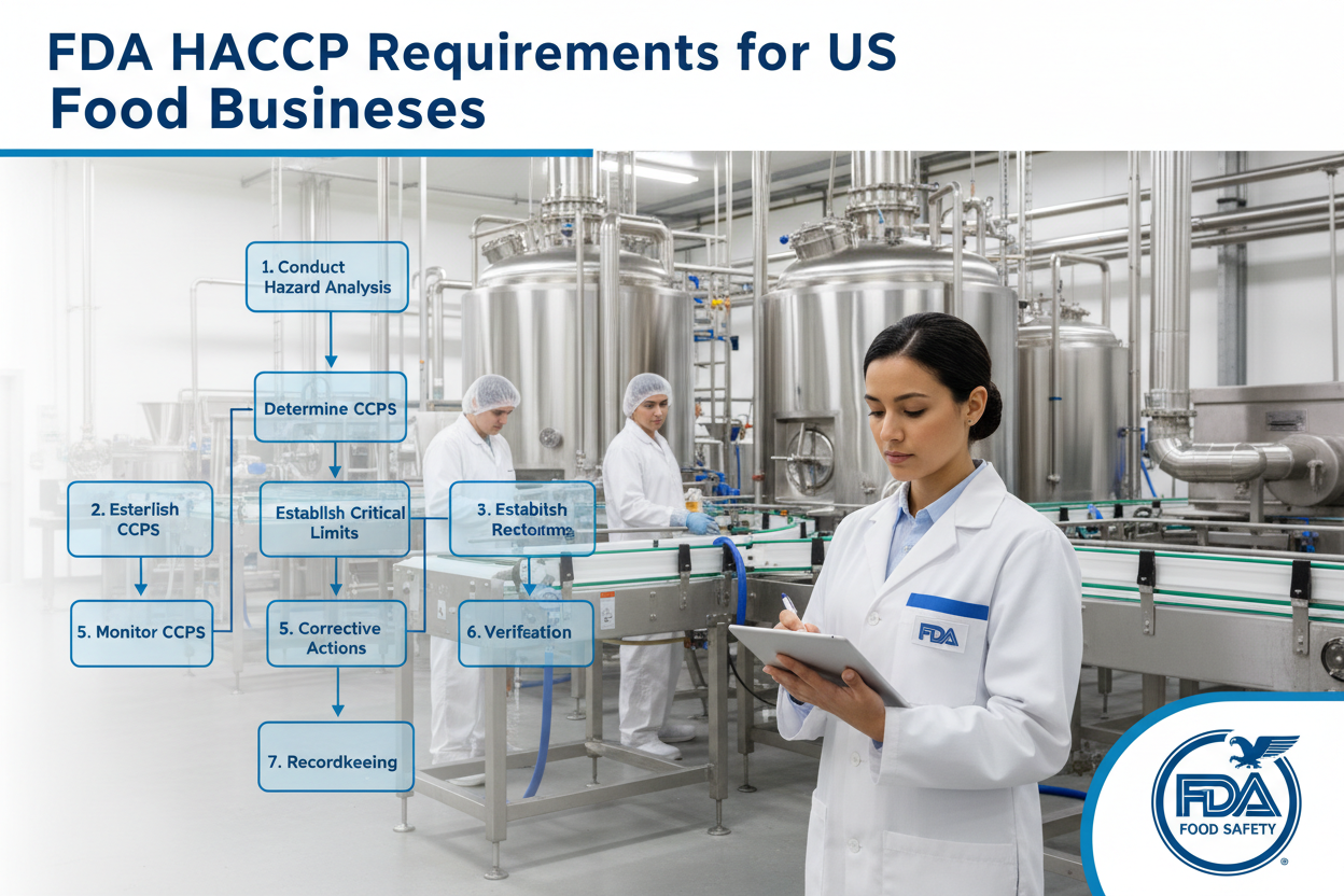 FDA HACCP Requirements for US Food Businesses