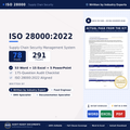 ISO 28000:2022 Supply Chain Security Management System Templates, Editable Word Excel, Digital Download