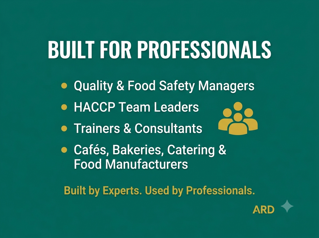 HACCP Training Kit, Editable Food Safety Course, Trainer Guide, Exams, Certificates