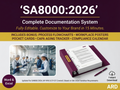 SA8000:2026 Social Accountability Management System Templates, Decent Work M1-M10 D1-D7, Editable Word Excel, Digital Download