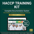 HACCP Training Kit, Editable Food Safety Course, Trainer Guide, Exams, Certificates