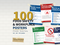 100 Editable Food Safety Posters | Printable A3 A4 US Letter | Restaurants Kitchens Food Factories | Editable PowerPoint PDF, Digital Download