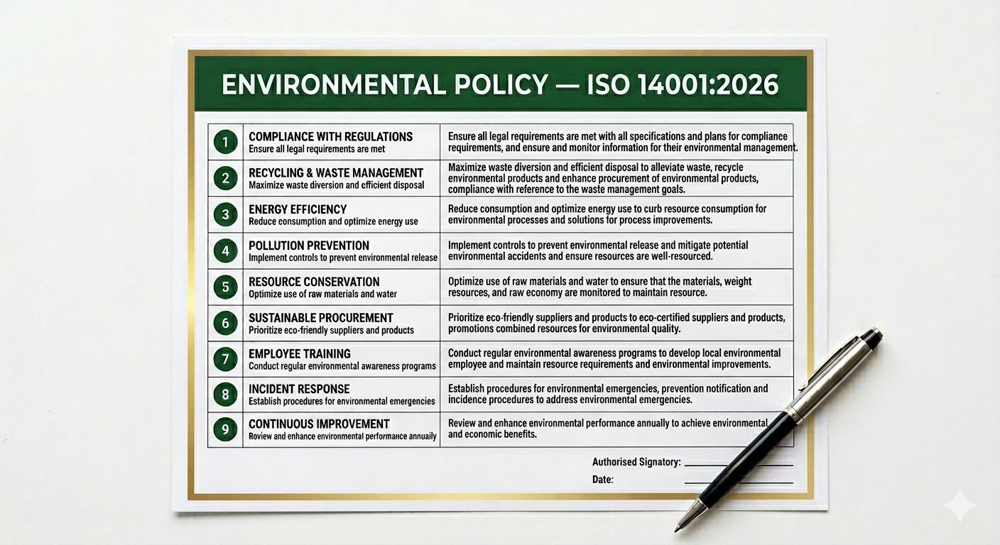 ISO 14001:2026 Environmental Management System Full Pack Documents