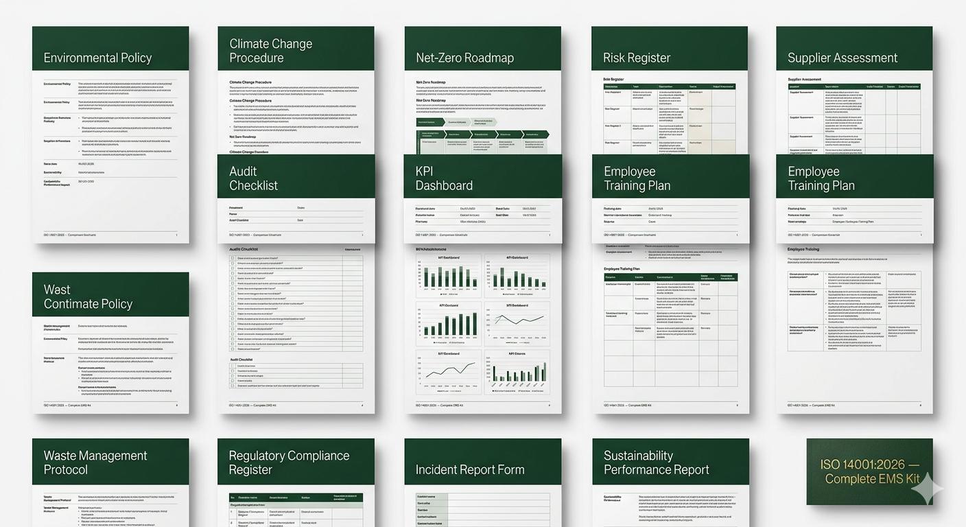 ISO 14001:2026 Environmental Management System Full Pack Documents