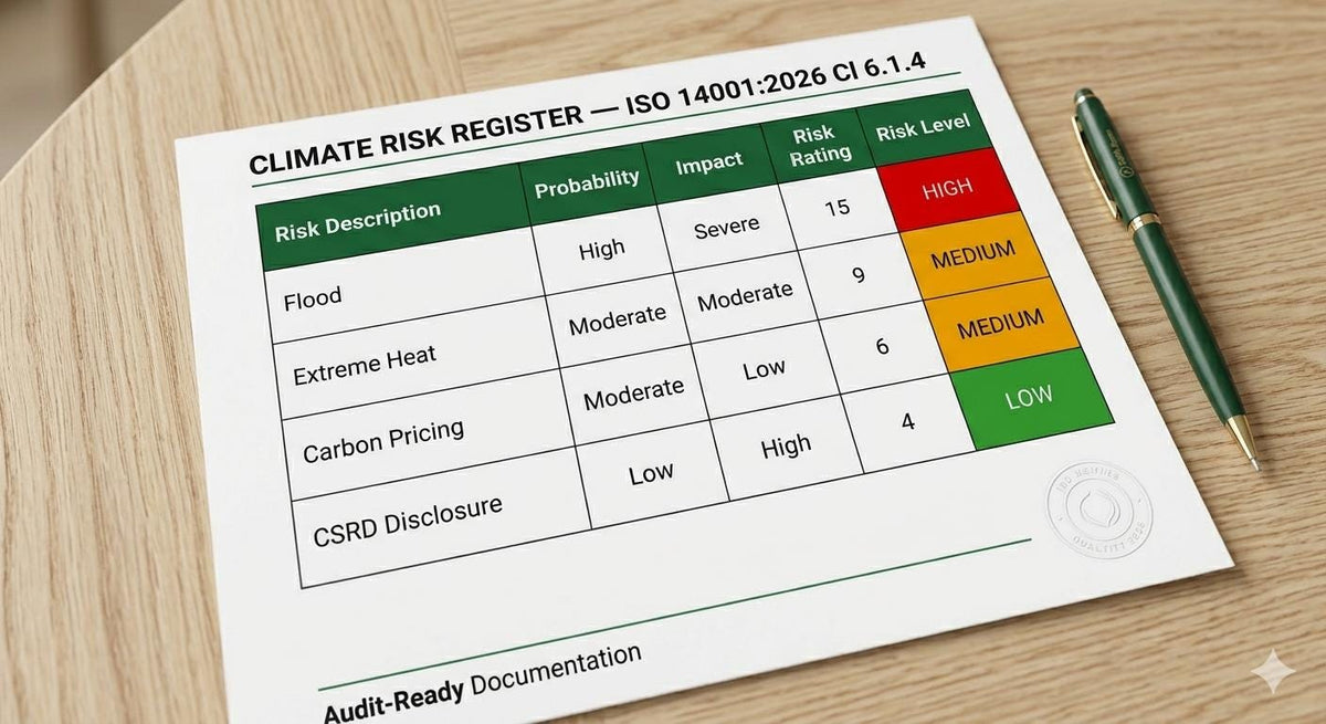 ISO 14001:2026 Environmental Management System Full Pack Documents