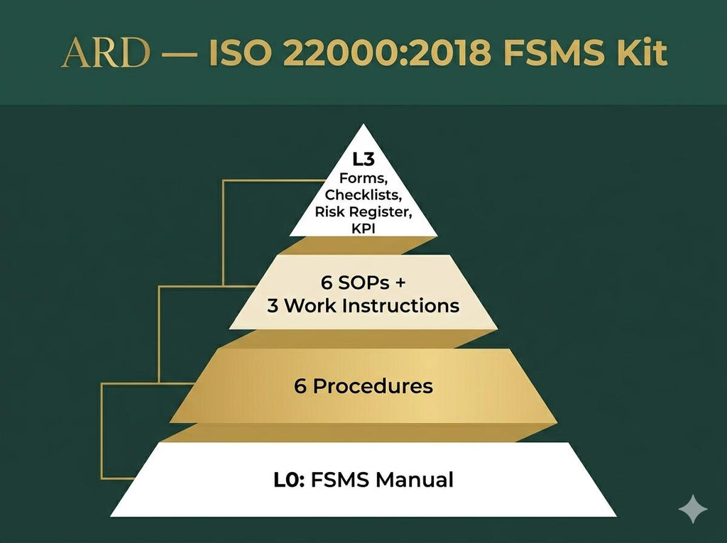 ISO 22000:2018 Food Safety System Full Pack Documents