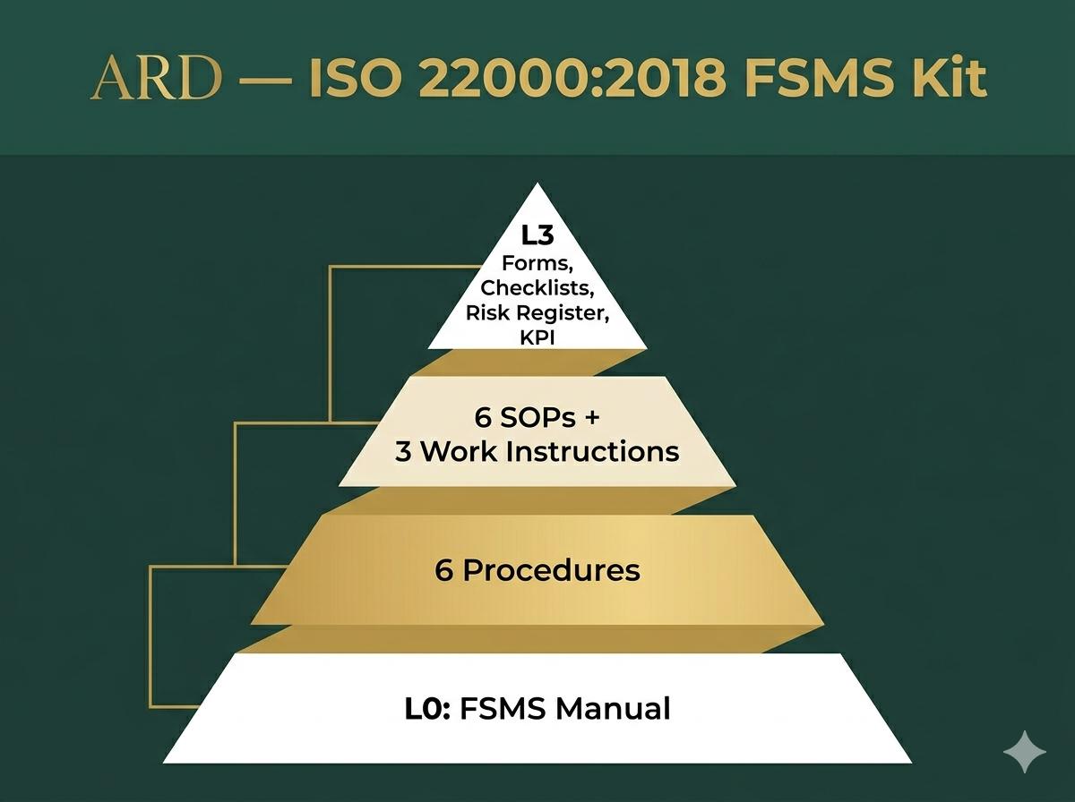 ISO 22000:2018 Food Safety System Full Pack Documents