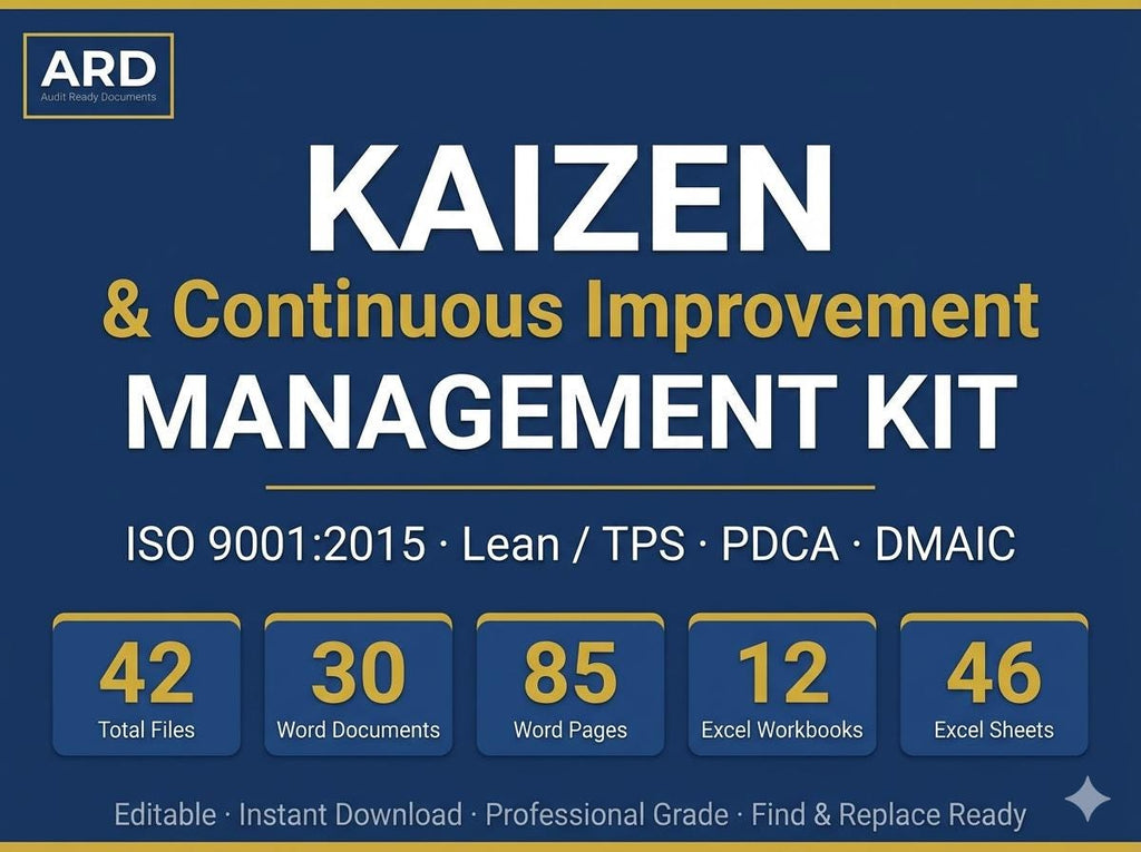 KAIZEN Full Pack System Documents