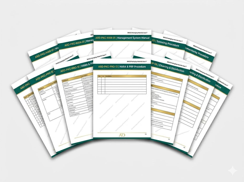 BRCGS Packaging Materials Issue 7 Full Pack System Documents