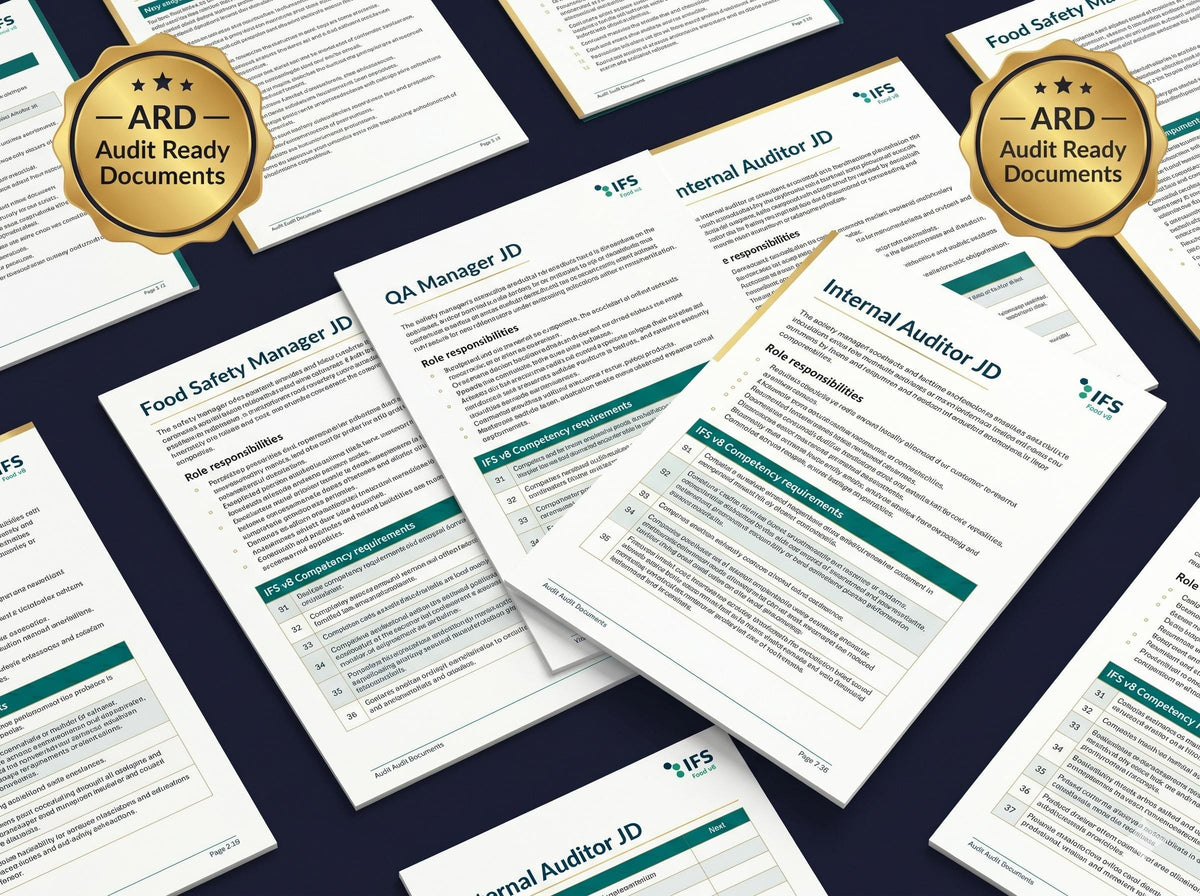 IFS Food v8 FSMS Documentation Kit | All 10 KO Requirements, Doctrine v5