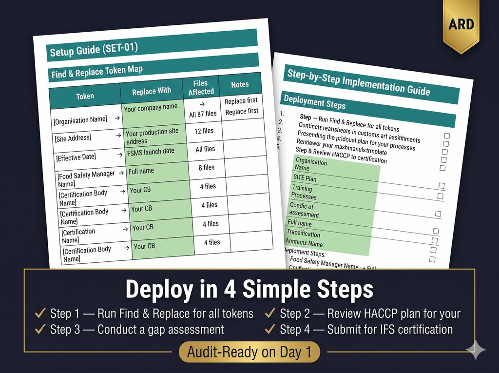 IFS Food v8 FSMS Documentation Kit | All 10 KO Requirements, Doctrine v5