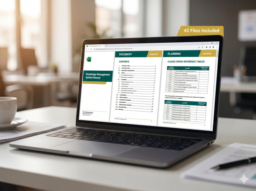 ISO 30401:2018 Knowledge Management Full Pack System Documents
