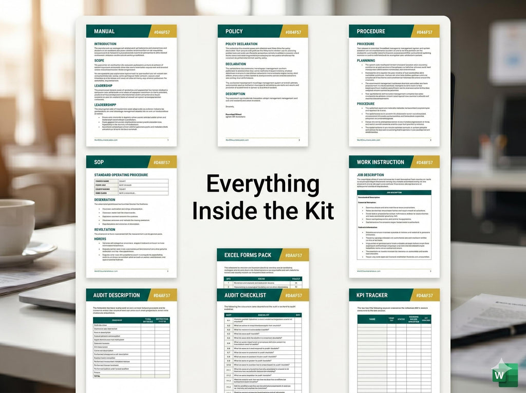 ISO 30401:2018 Knowledge Management Full Pack System Documents