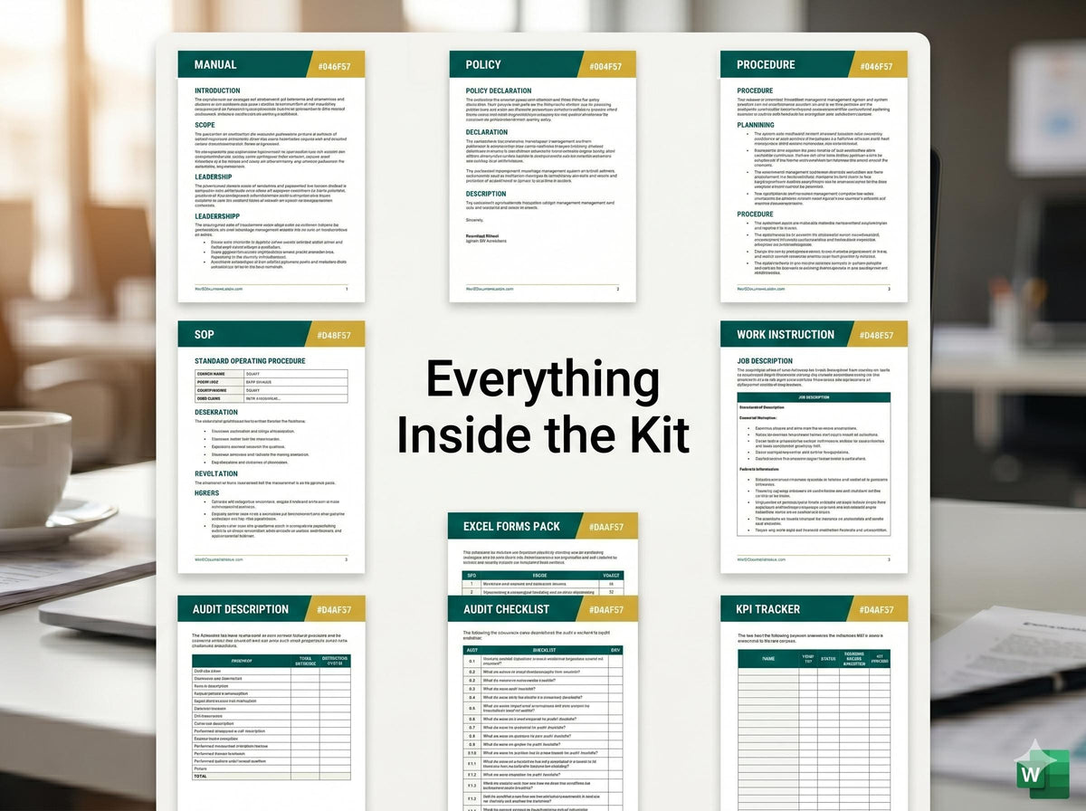 ISO 30401:2018 Knowledge Management Full Pack System Documents