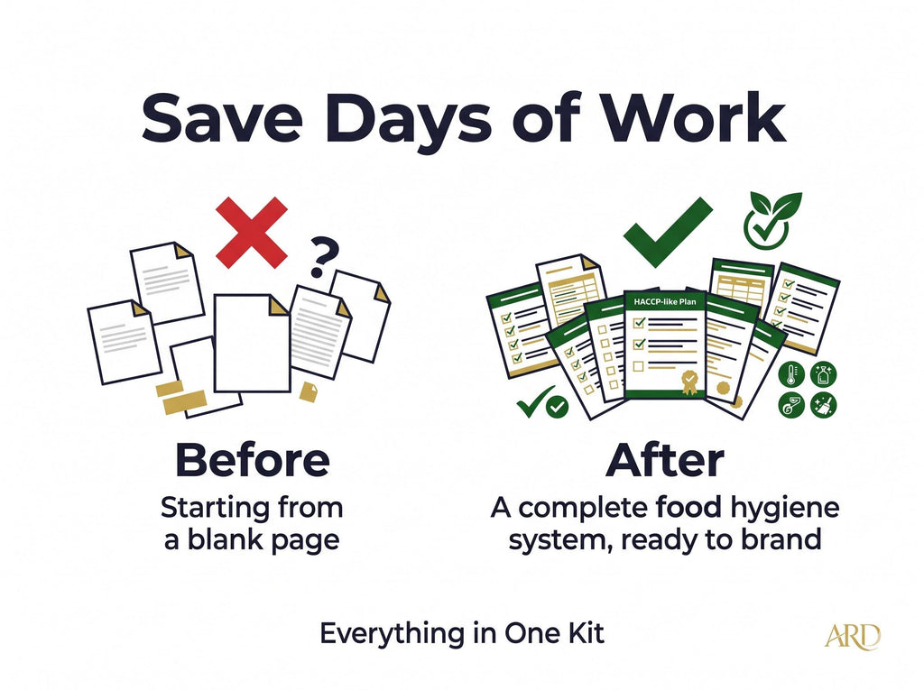 Food Safety Hygiene Full Pack System Documents | with HACCP Plan, Editable Word Excel Templates