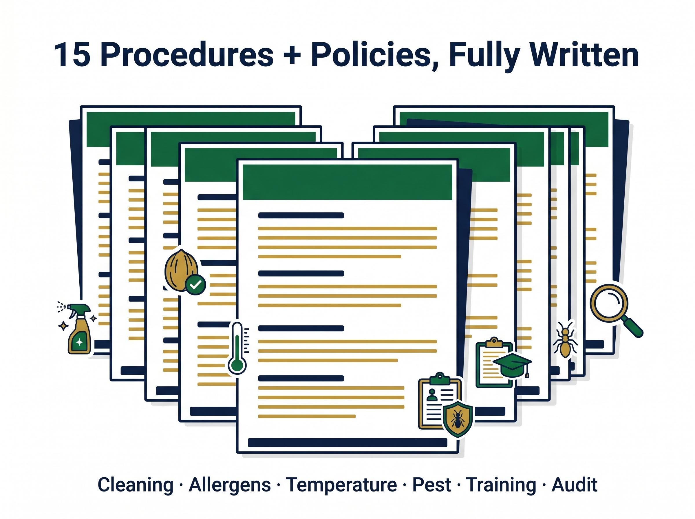 Food Safety Hygiene Full Pack System Documents | with HACCP Plan, Editable Word Excel Templates