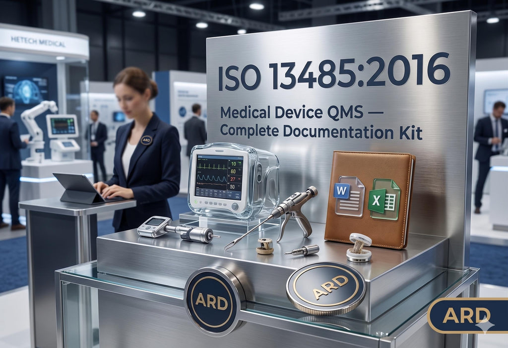 ISO 13485:2016 Medical Device QMS Full Pack System Documents