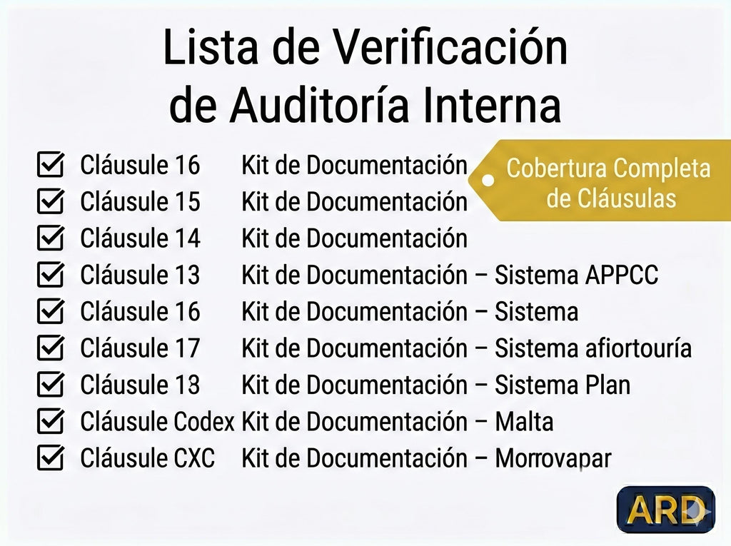 APPCC HACCP Pack Completo del Sistema, Editable Word Excel, Digital Download
