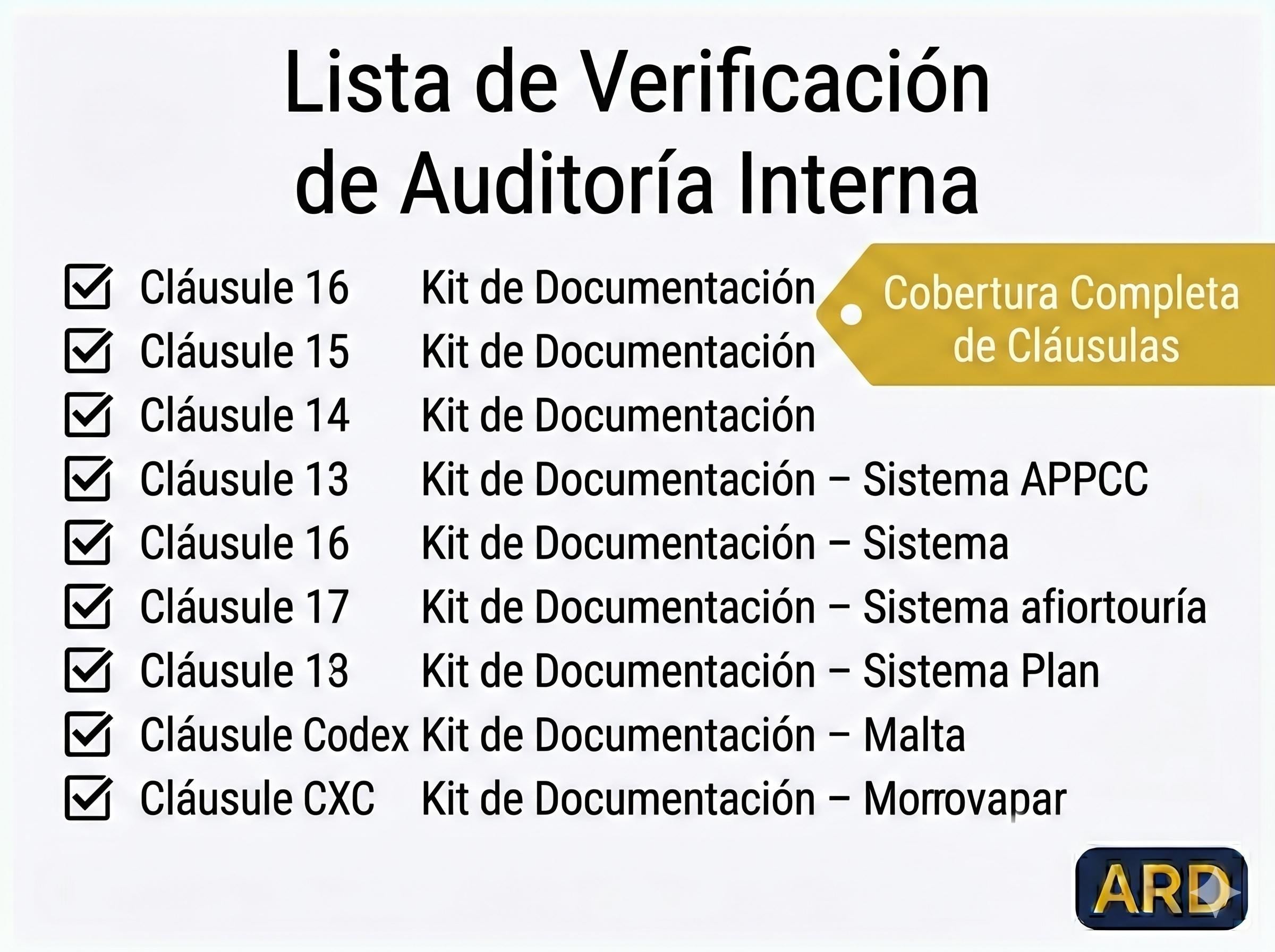 APPCC HACCP Pack Completo del Sistema, Editable Word Excel, Digital Download