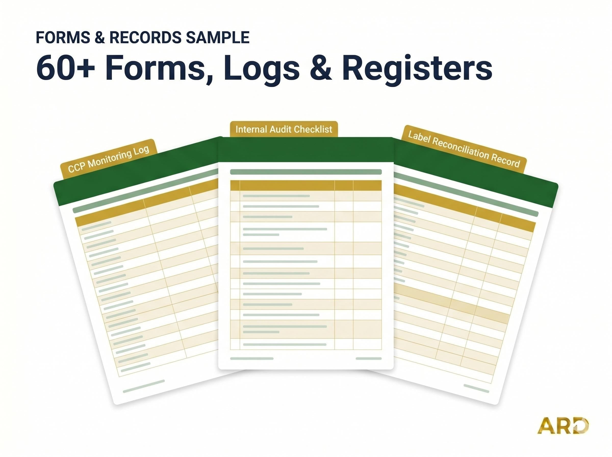 SQF Edition 9 Food Safety System Full Pack Documents