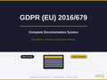 GDPR Compliance System Full Pack Documents