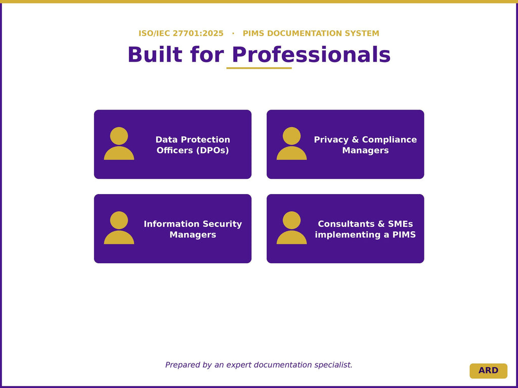 ISO/IEC 27701:2025 Privacy Information Management System Full Pack Documents