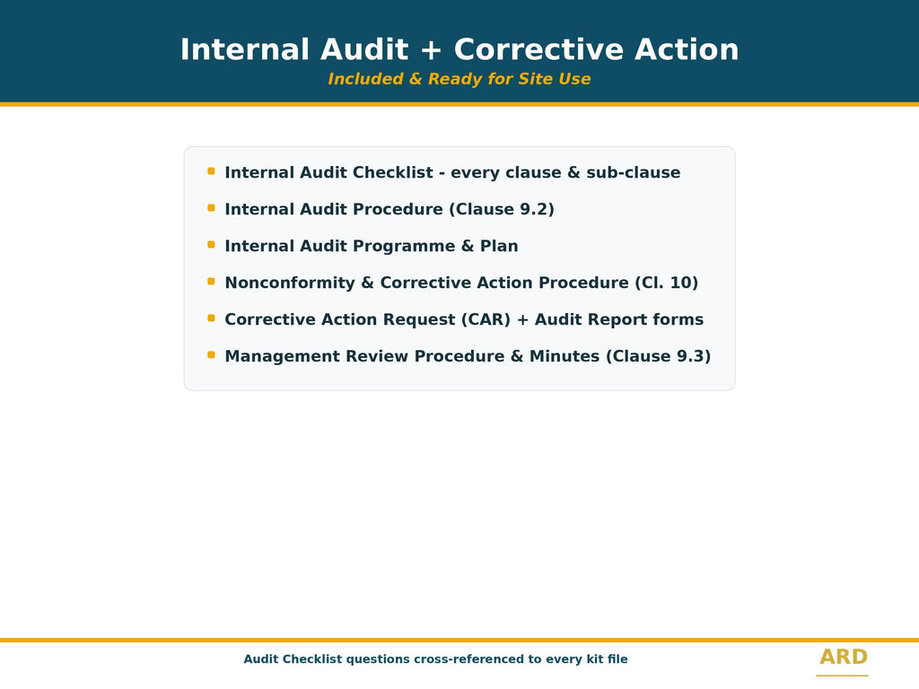 ISO 39001:2012 Road Traffic Safety System Full Pack Documents
