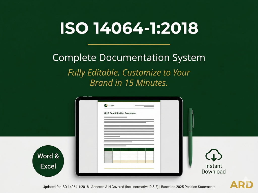 ISO 14064-1 GHG Inventory System Full Pack Documents