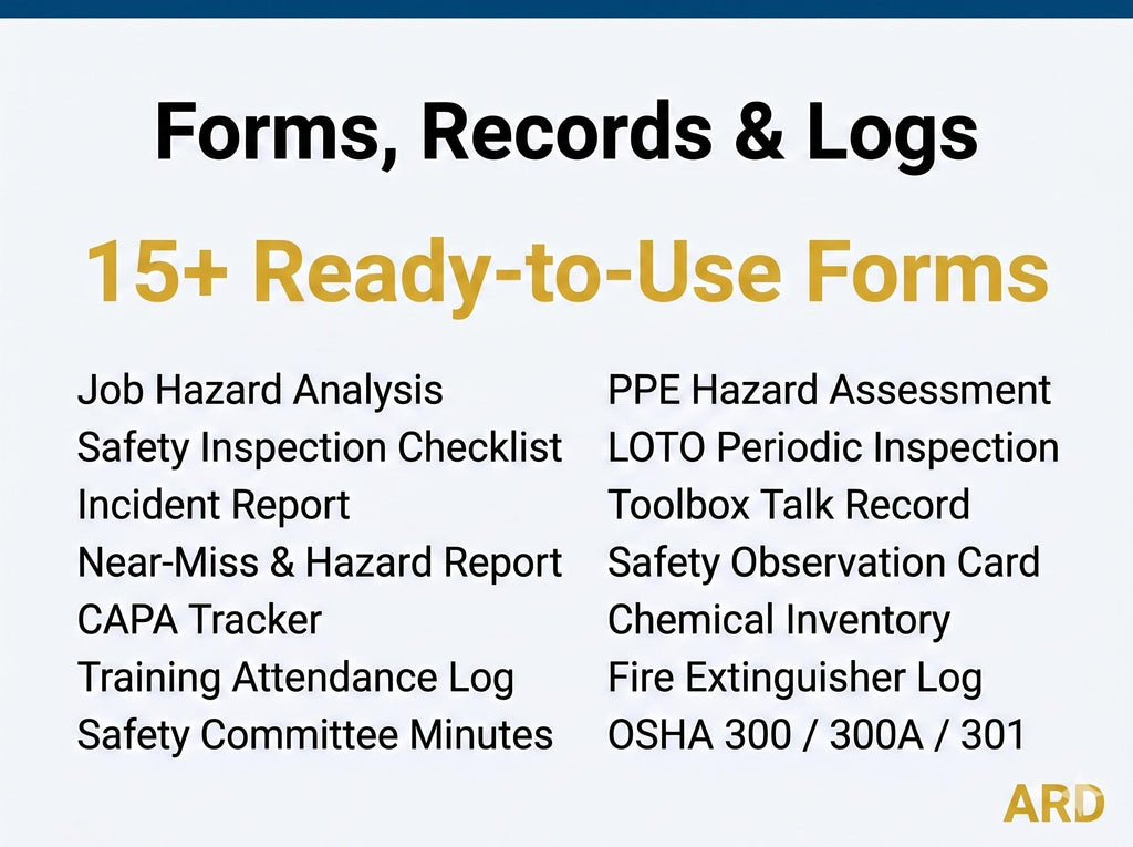 OSHA Safety Program System Full Pack Documents