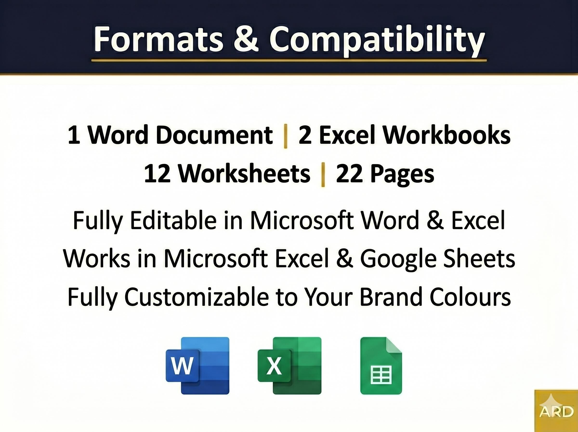 Universal KPI Dashboard System | Automatic RAG Status Executive Report (Digital Download)