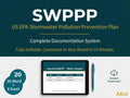 US EPA SWPPP | Npdes Stormwater Compliance System Full Pack Documents + Msgp + Cgp