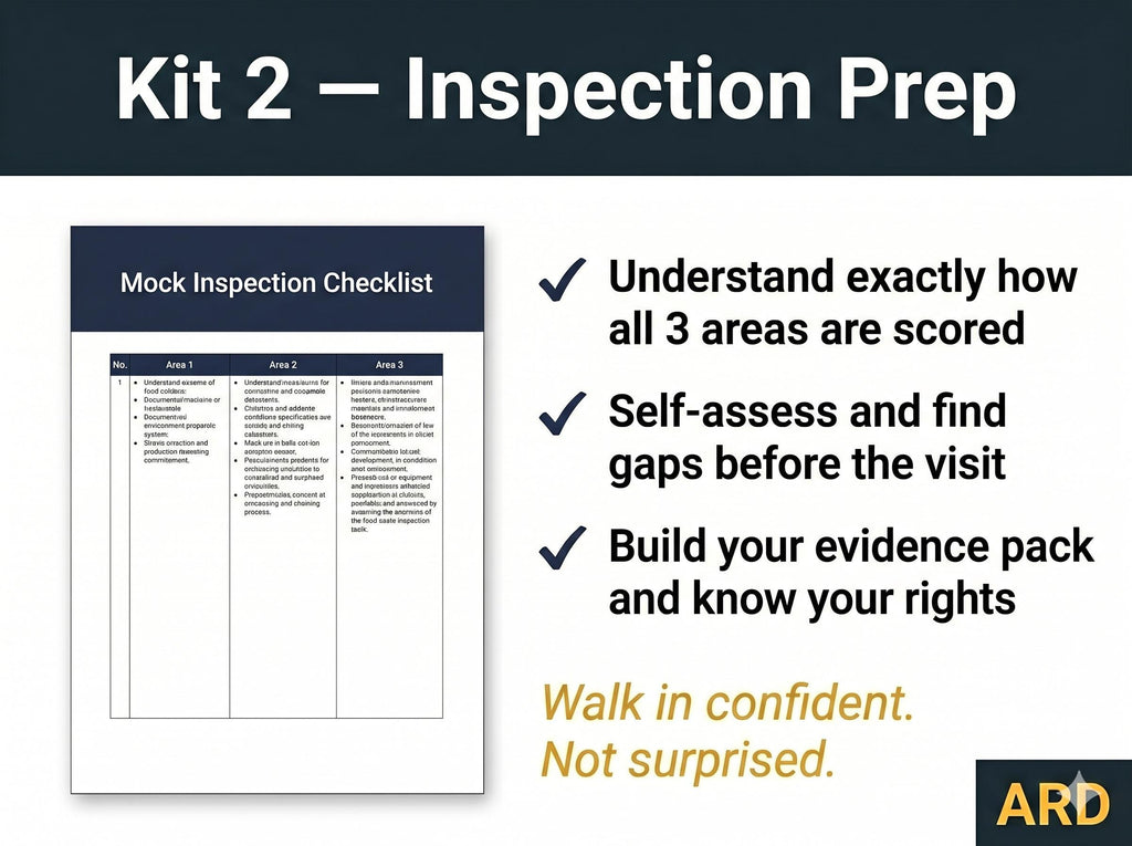 UK Food Safety Bundle | HACCP System + Inspection Prep System Full Pack Documents