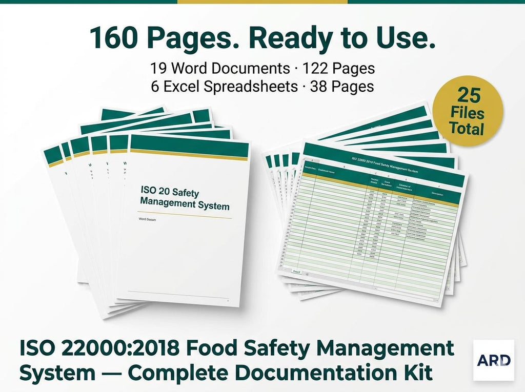 ISO 22000:2018 Food Safety System Full Pack Documents