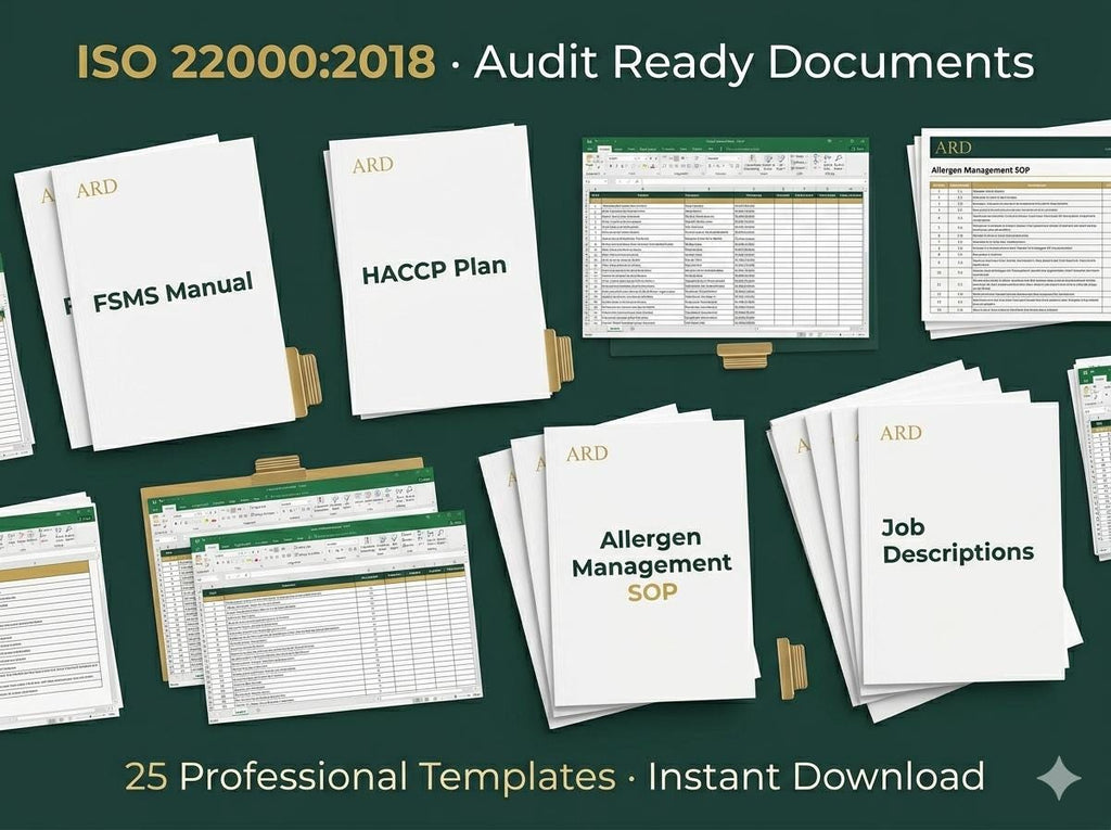 ISO 22000:2018 Food Safety System Full Pack Documents