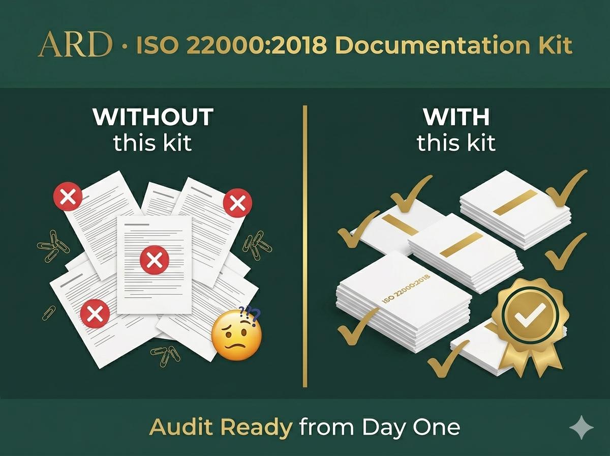 ISO 22000:2018 Food Safety System Full Pack Documents