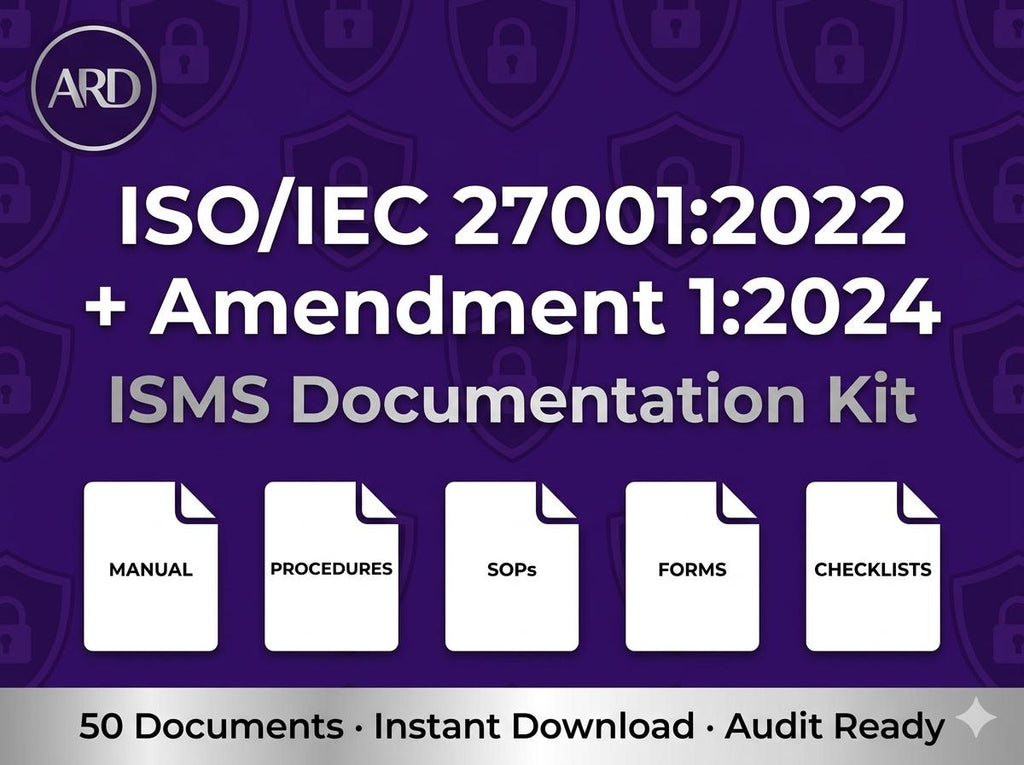ISO 27001:2022 ISMS Full Pack System Documents + Amendment 1–2024 (Digital Download)