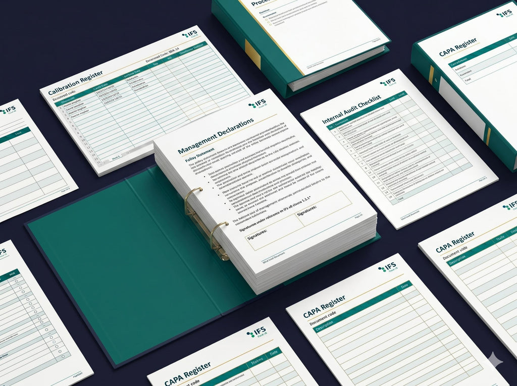 IFS Food v8 FSMS Documentation Kit | All 10 KO Requirements, Doctrine v5