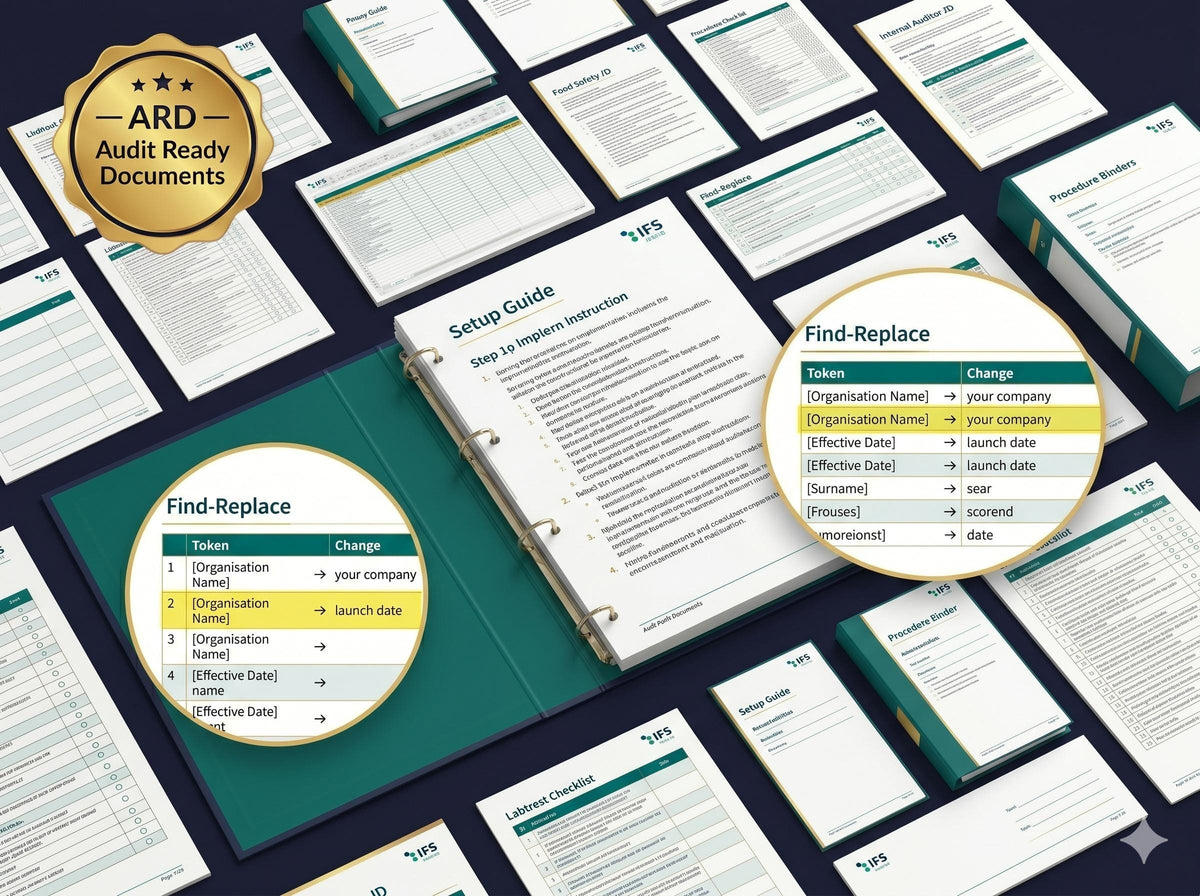 IFS Food v8 FSMS Documentation Kit | All 10 KO Requirements, Doctrine v5