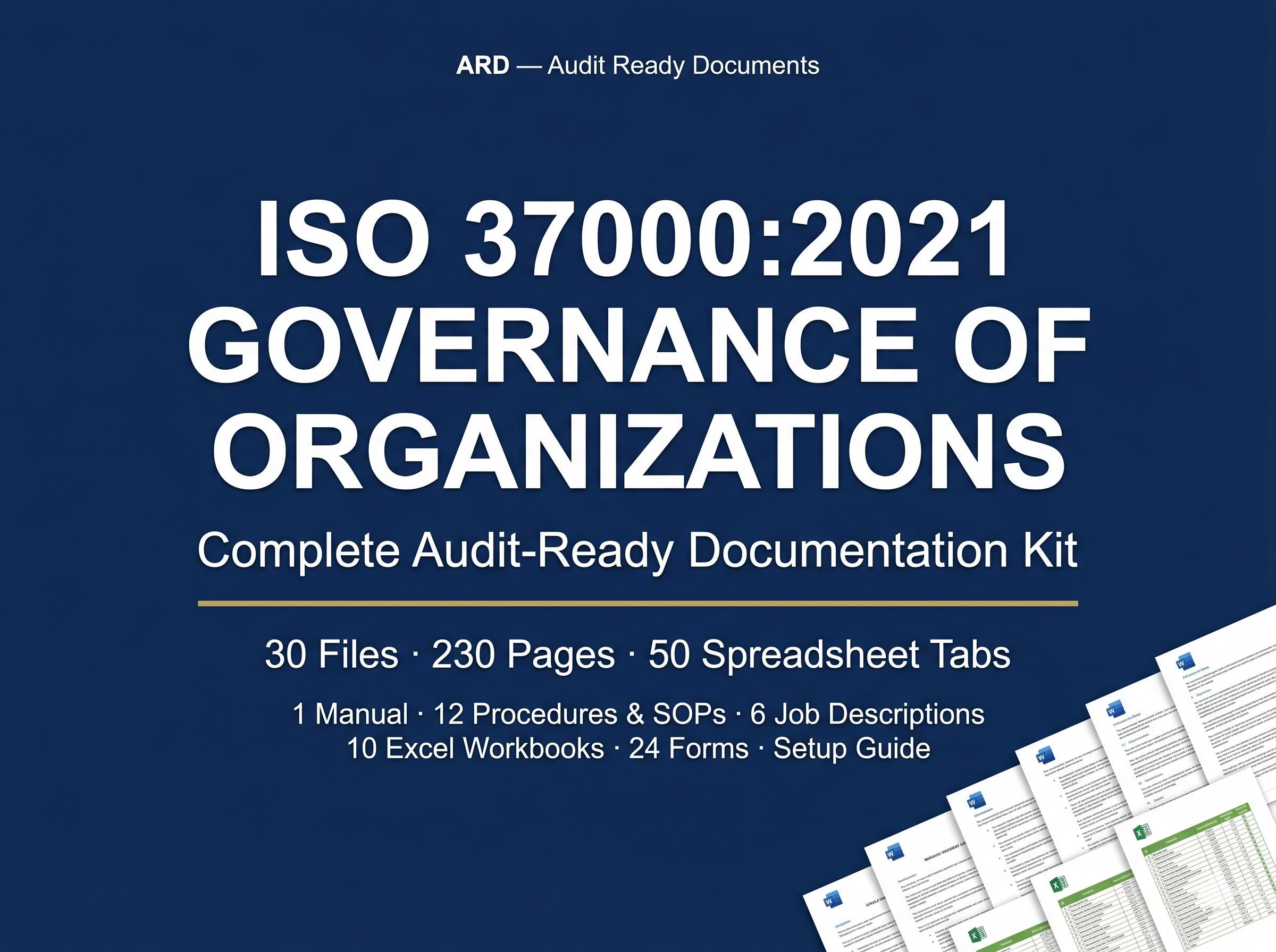 ISO 37000 Governance Full Pack System Documents