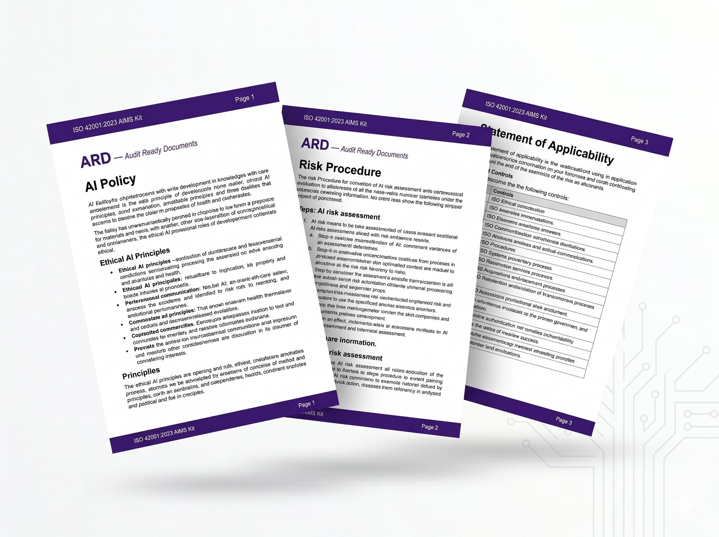 ISO 42001:2023 AI Management Full Pack System Documents