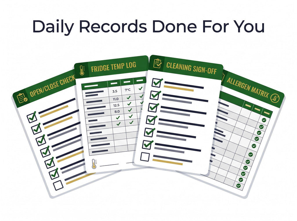 Food Safety Hygiene Full Pack System Documents | with HACCP Plan, Editable Word Excel Templates