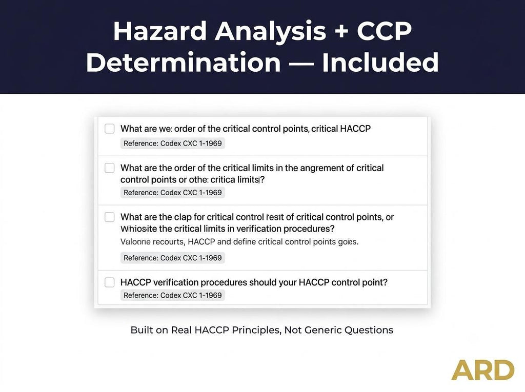 Supplier Audit Checklist for Food & Food Contact ( On-Site Vendor Qualification Excel Editable Template )