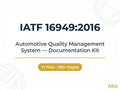 IATF 16949:2016 Automotive QMS System Full Pack Documents