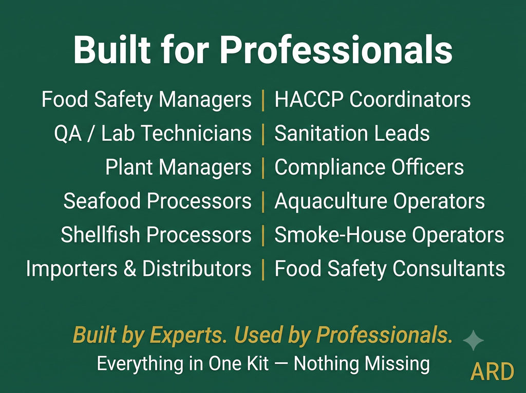 FDA Based HACCP Plan SEAFOOD Processing System Documentation Full Pack Complete Ready To Use
