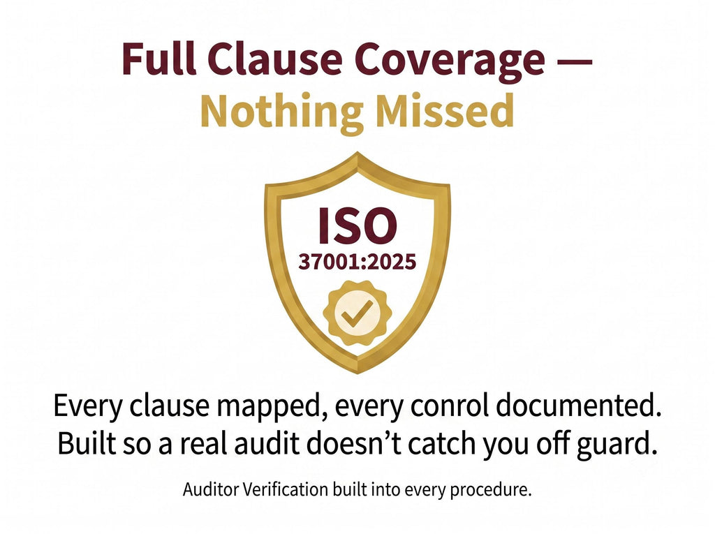 ISO 37001:2025 Anti-Bribery Management System Full Pack Documents