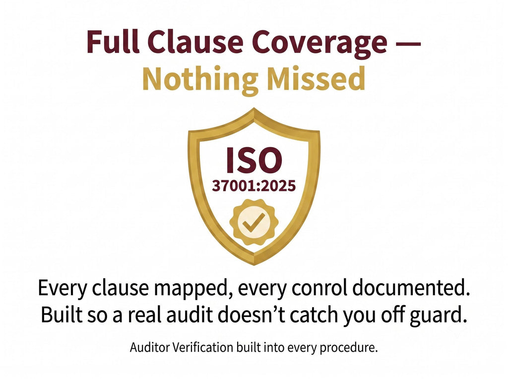 ISO 37001:2025 Anti-Bribery Management System Full Pack Documents