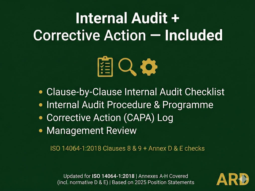 ISO 14064-1 GHG Inventory System Full Pack Documents