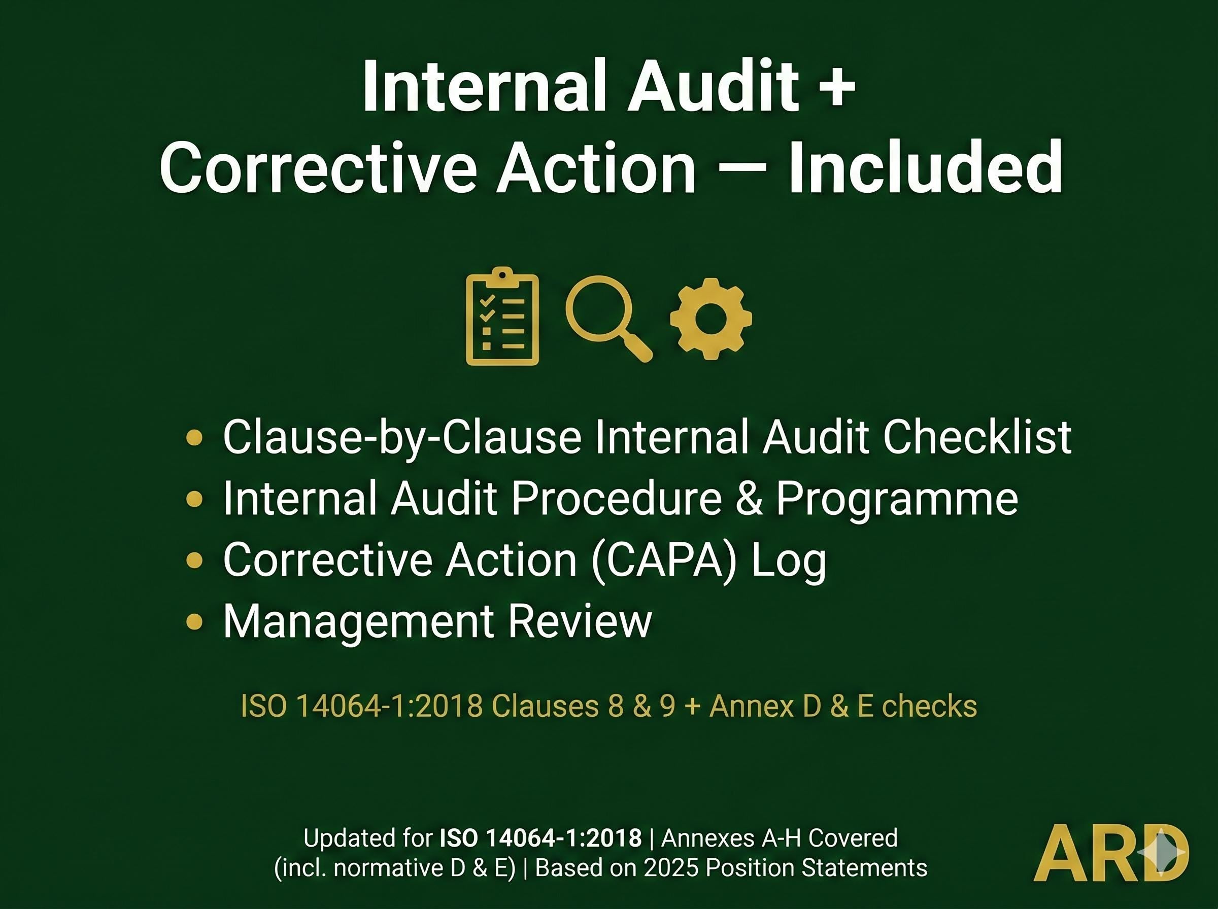 ISO 14064-1 GHG Inventory System Full Pack Documents