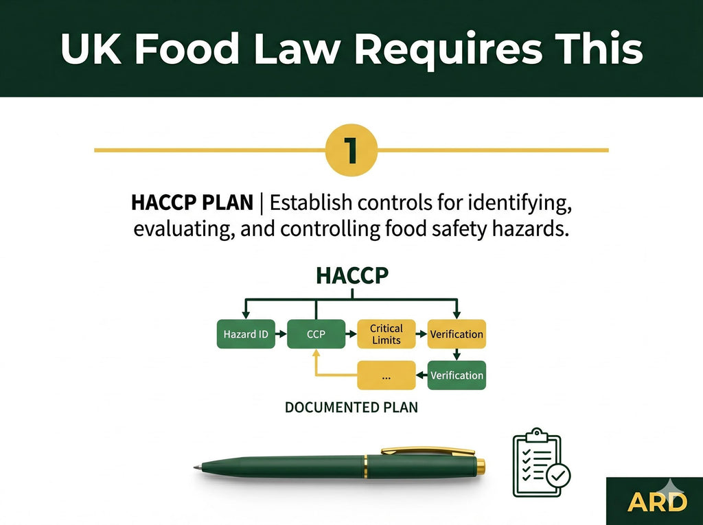 UK Food Safety Management | HACCP Kit for UK Law Systems Full Pack Documents