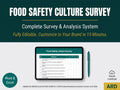 Food Safety Culture Survey | BRCGS FSSC 22000 GFSI | Editable Word Excel (Digital Download)